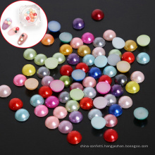 HYYX Holiday Gift Handicraft Different Sizes Round Half handwork Loose beads